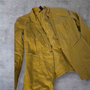 Kenneth Cole Women's Yellow Blazer
